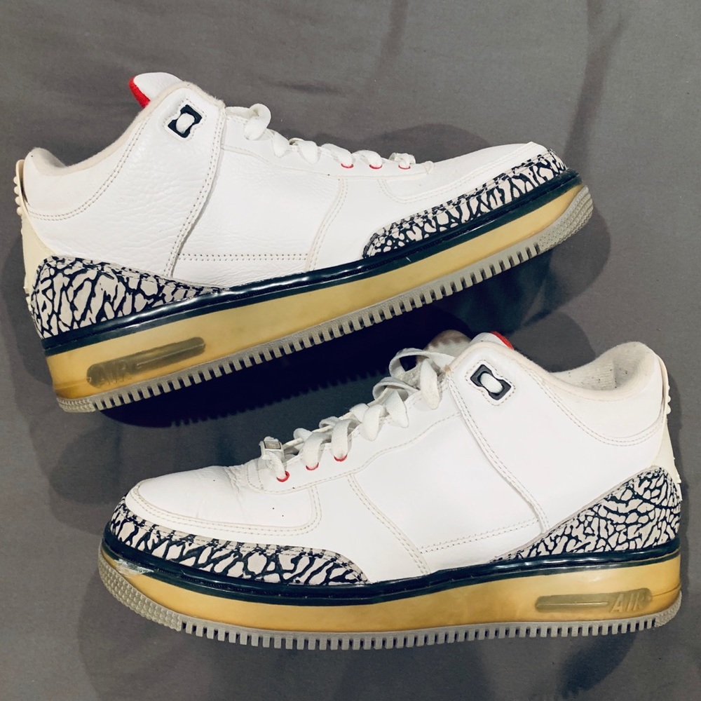 Nike Air Jordan / AF1 Fusion 3 “White Cement”